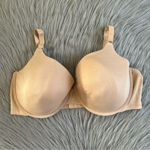 Fruit Of The Loom Bra Womens Size 42D Tan Brown Lightly Lined‎ Underwire - Picture 1 of 7